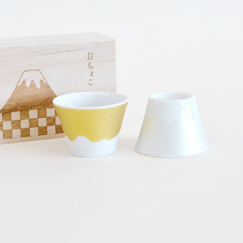 富士山 ペア おちょこ（雲金・雲銀）｜和食器通販｜織部 Online Store 