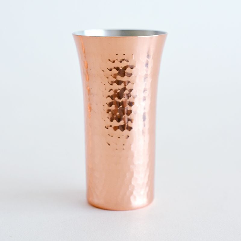 純銅鎚目 一口 ビール 2PCセット｜和食器通販｜織部 Online Store【公式】