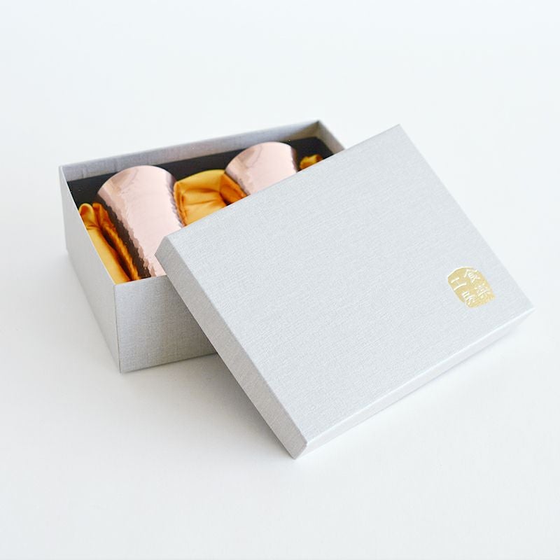 純銅鎚目 一口 ビール 2PCセット｜和食器通販｜織部 Online Store【公式】