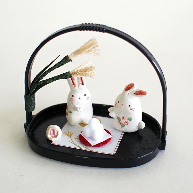 かご付兎お月見セット｜和食器通販｜織部 Online Store【公式】