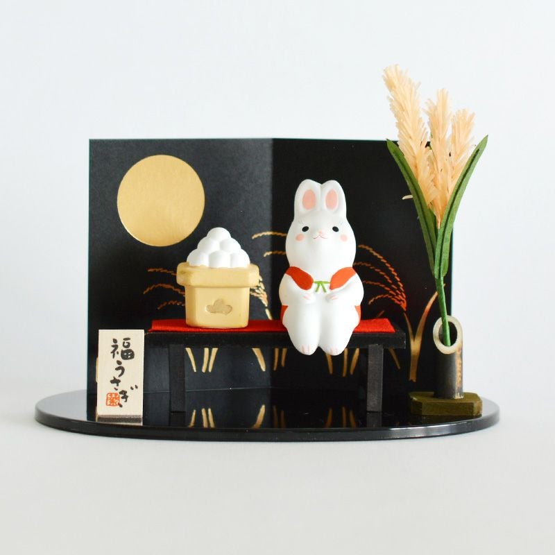 錦彩十五夜うさぎ（お月見）大｜和食器通販｜織部 Online Store【公式】