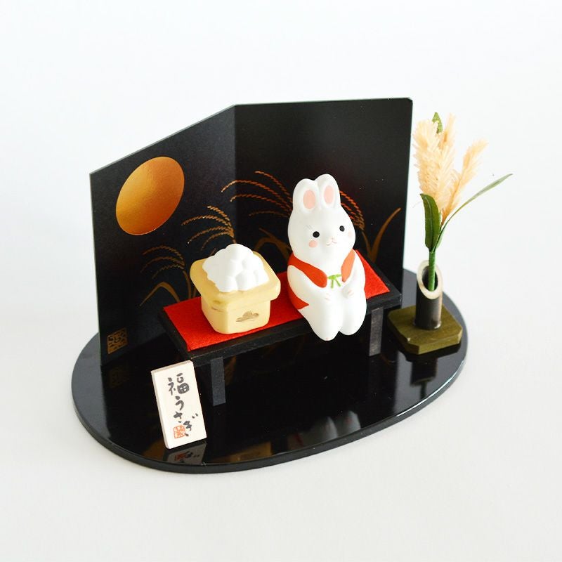 錦彩十五夜うさぎ（お月見）大｜和食器通販｜織部 Online Store【公式】