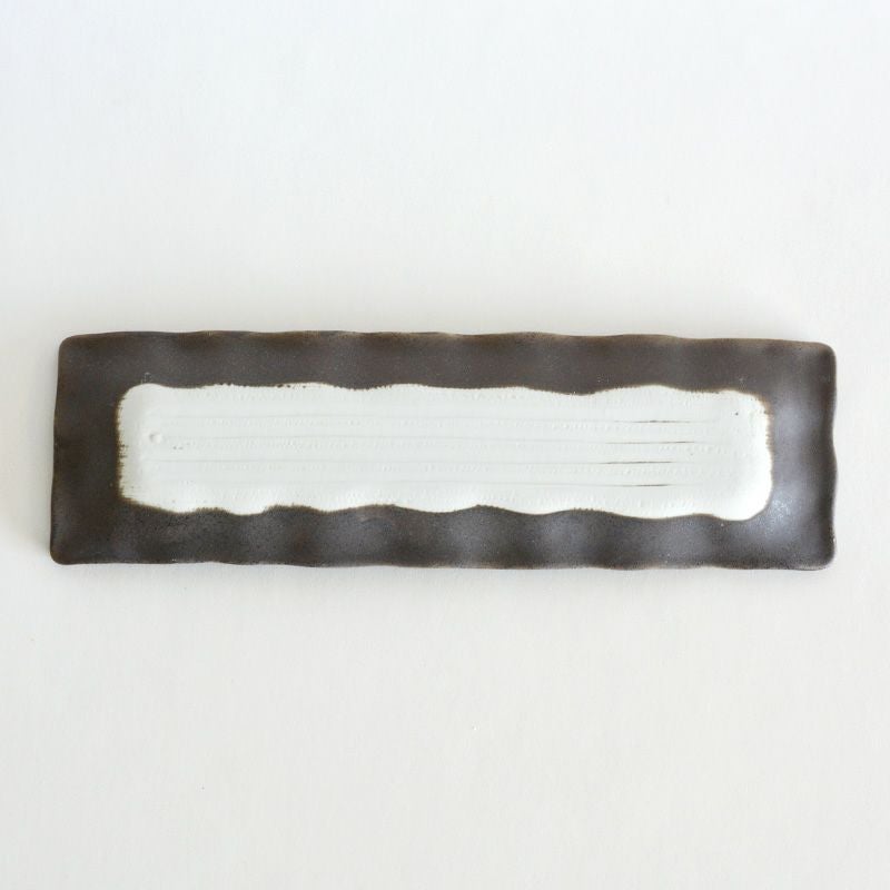 織部流し長皿 黒｜和食器通販｜織部 Online Store【公式】