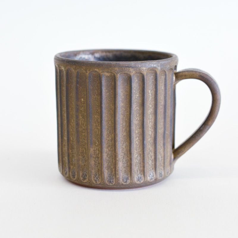 しのぎブロンズ内トルコ マグカップ