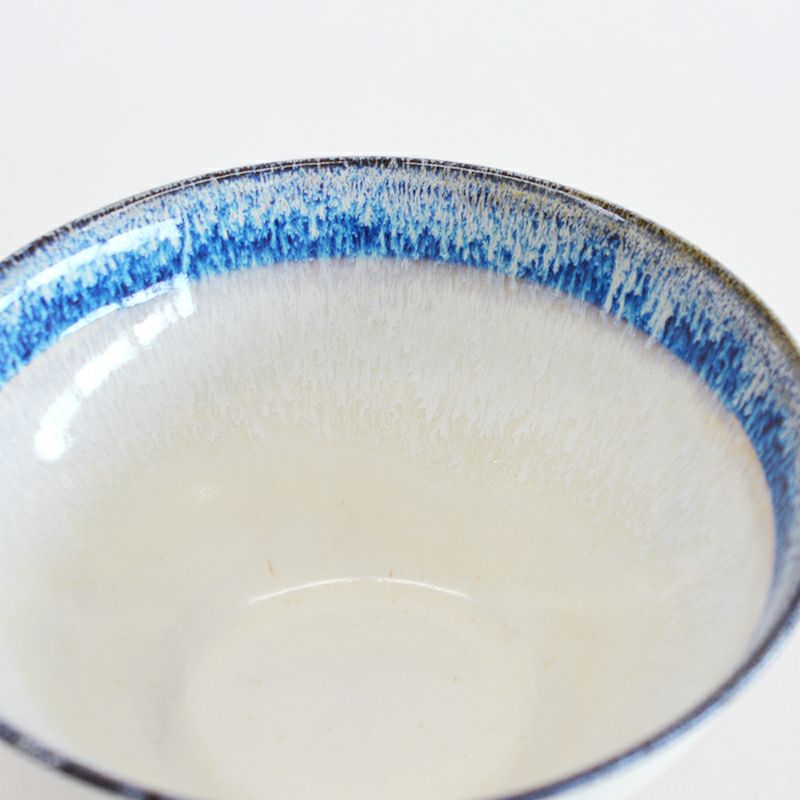 林和一　作　青織部長径鉢 茶道具 菓子器（かしき） 手鉢 輪花 弥七田織部 長谷川青峯