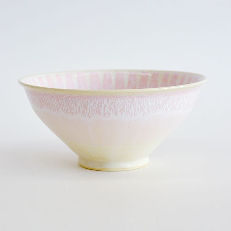 塗り分け 麺鉢 桃｜和食器通販｜織部 Online Store【公式】