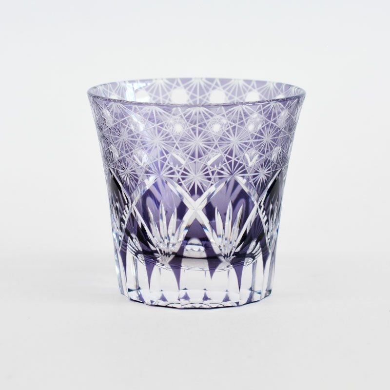 切子 オールドグラス 響 バイオレット｜和食器通販｜織部 Online Store
