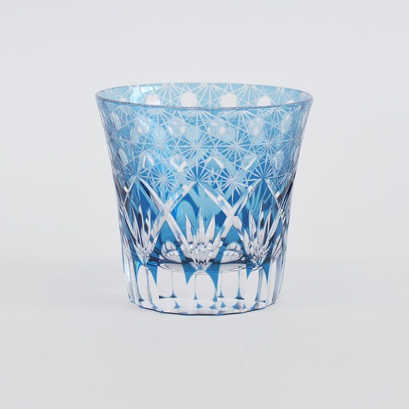 切子 オールドグラス 響 ブルー｜和食器通販｜織部 Online Store【公式】