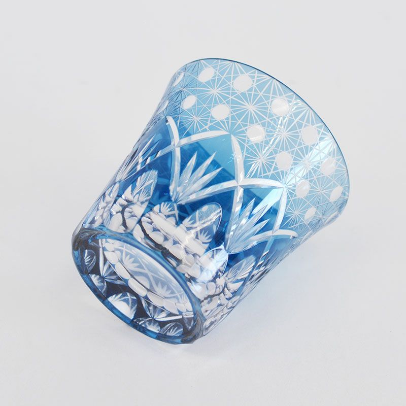切子 オールドグラス 響 ブルー｜和食器通販｜織部 Online Store【公式】