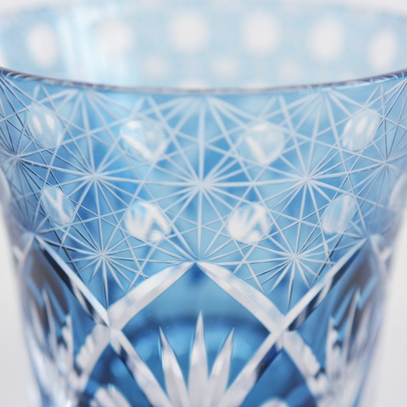 切子 オールドグラス 響 ブルー｜和食器通販｜織部 Online Store【公式】