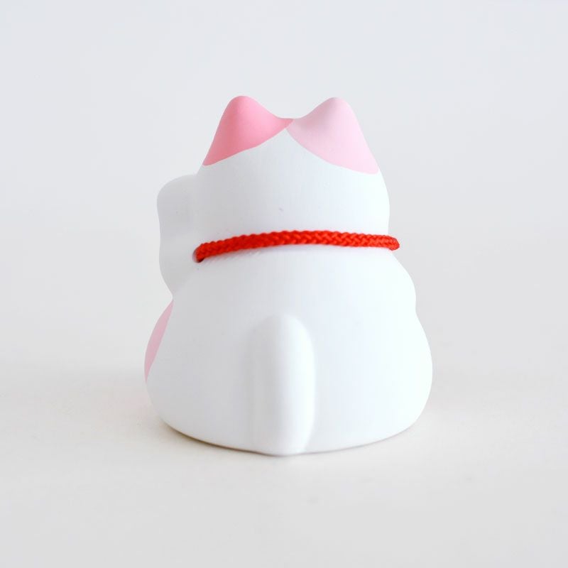 まんぷく招き猫・桃｜和食器通販｜織部 Online Store【公式】