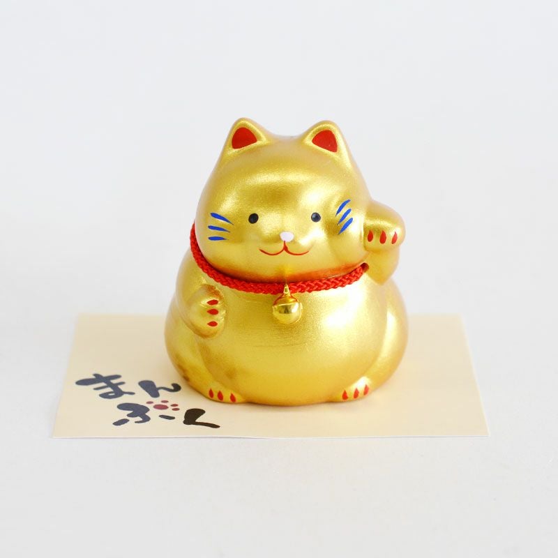まんぷく招き猫・金｜和食器通販｜織部 Online Store【公式】