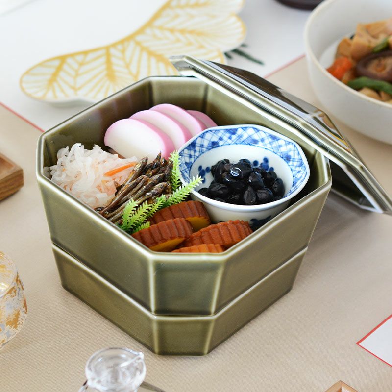 重箱とお皿 桜模様 手作り陶器、お箸置き セット 桜花ピンク箸置き | 可愛らしい桜の花箸置 - 美濃焼とやちむんと雑貨