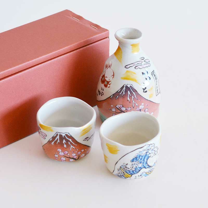 江戸の旅 徳利・ぐいのみ（2個）セット｜和食器通販｜織部 Online