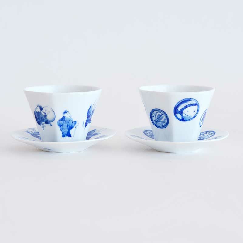 七福染付 茶器セット｜和食器通販｜織部 Online Store【公式】