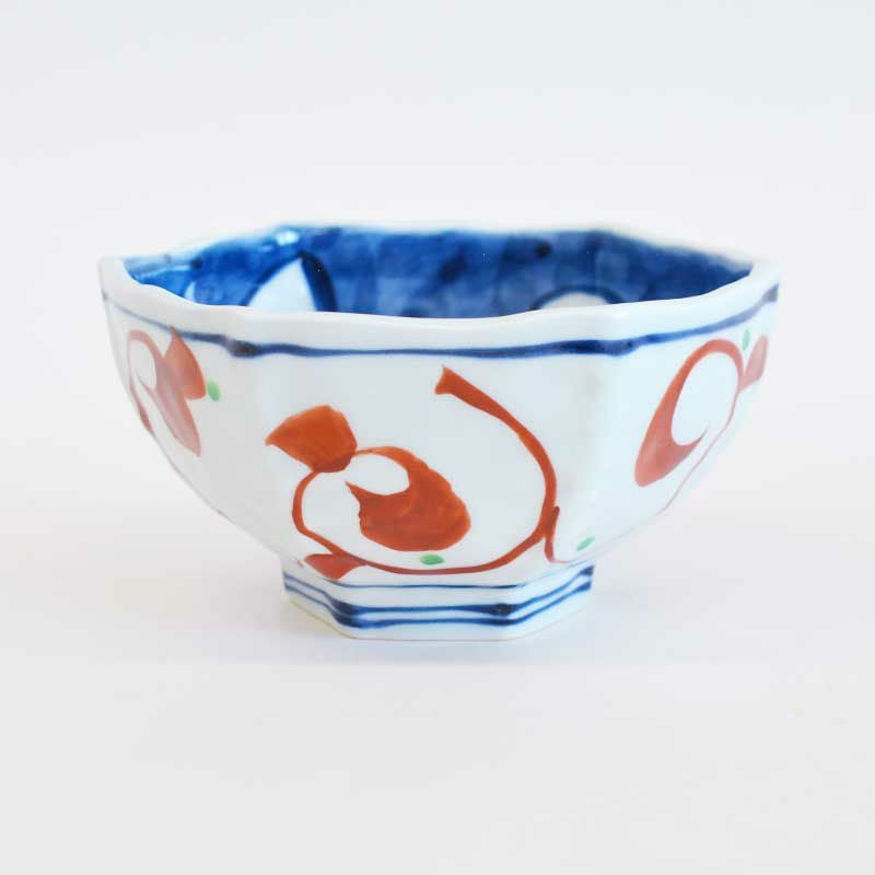 赤絵うさぎ 六角小鉢｜和食器通販｜織部 Online Store【公式】