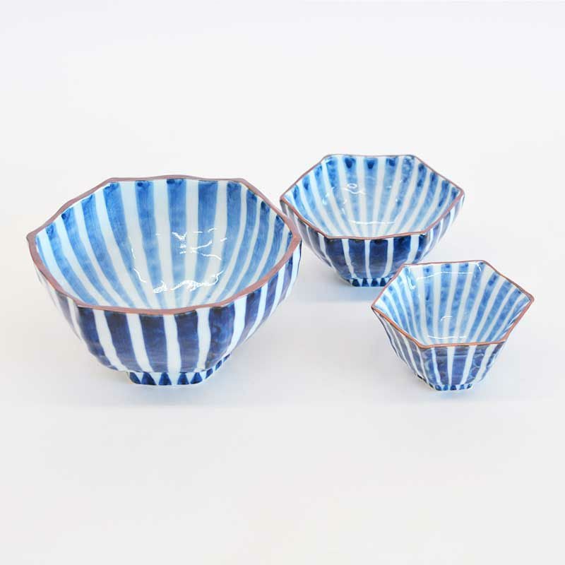 濃十草 六角小鉢｜和食器通販｜織部 Online Store【公式】