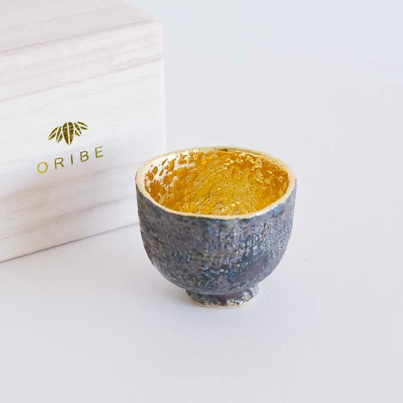 手捻り グイ呑 金｜和食器通販｜織部 Online Store【公式】