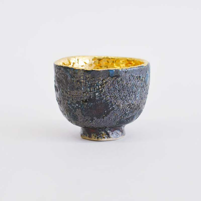 手捻り グイ呑 金｜和食器通販｜織部 Online Store【公式】