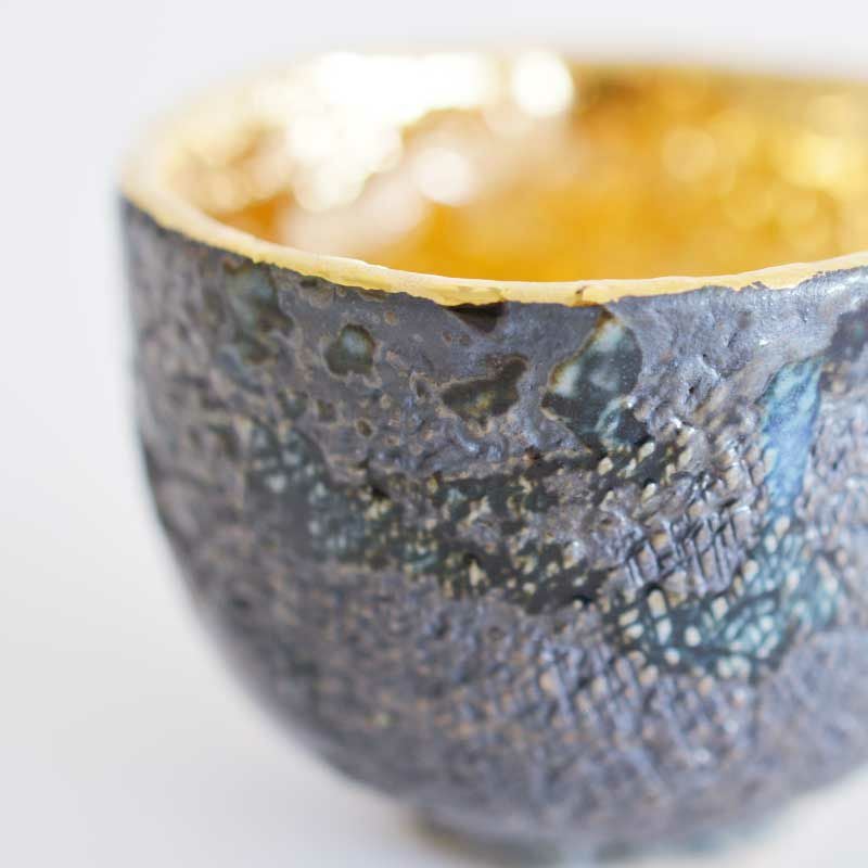 手捻り グイ呑 金｜和食器通販｜織部 Online Store【公式】