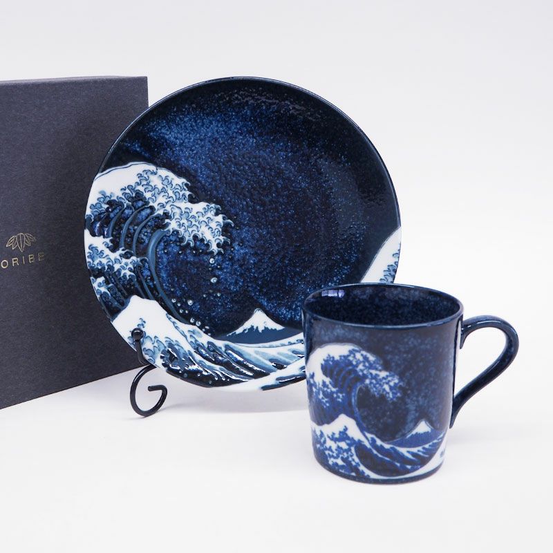 神奈川沖浪裏 カフェセット｜和食器通販｜織部 Online Store【公式】