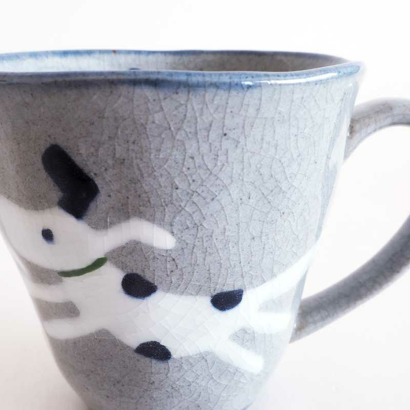 翔ドッグ マグカップ 青｜和食器通販｜織部 Online Store【公式】