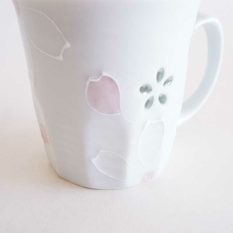 クリスタル桜 フィットマグ ピンク｜和食器通販｜織部 Online Store