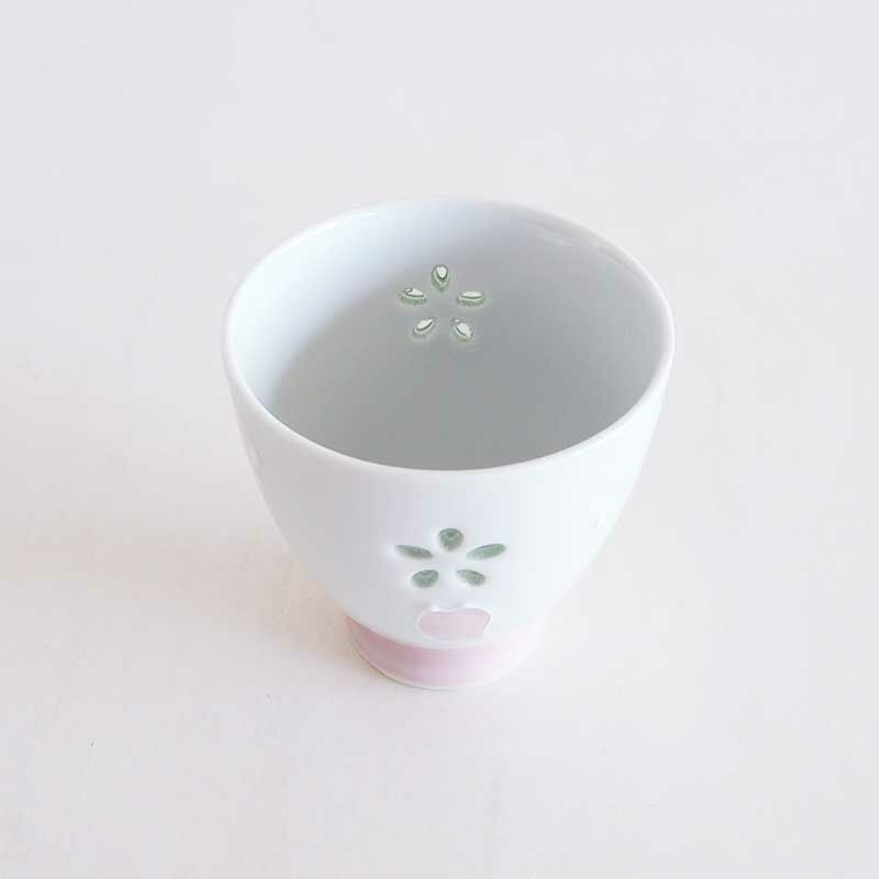 クリスタル桜 コップ ピンク｜和食器通販｜織部 Online Store【公式】