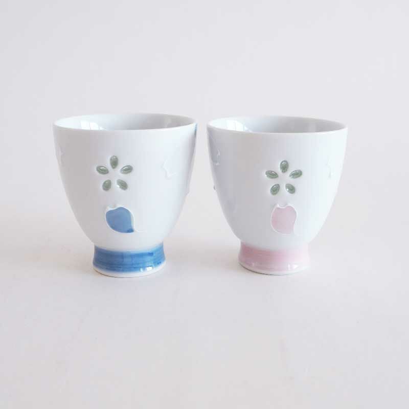 クリスタル桜 コップ ピンク｜和食器通販｜織部 Online Store【公式】