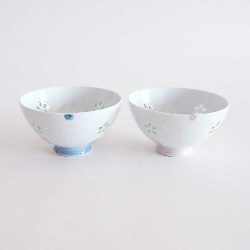 クリスタル桜 飯碗 ピンク｜和食器通販｜織部 Online Store【公式】