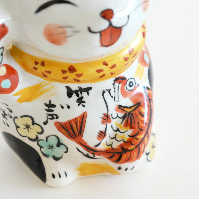 ねことめで鯛置物｜和食器通販｜織部 Online Store【公式】