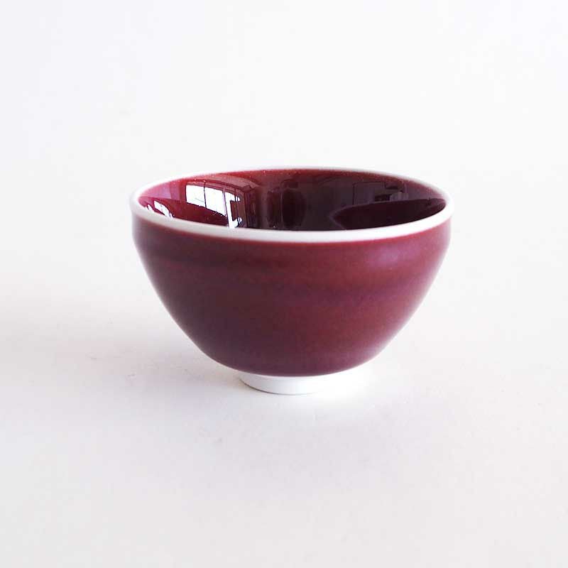 辰砂 天目型ぐい呑｜和食器通販｜織部 Online Store【公式】