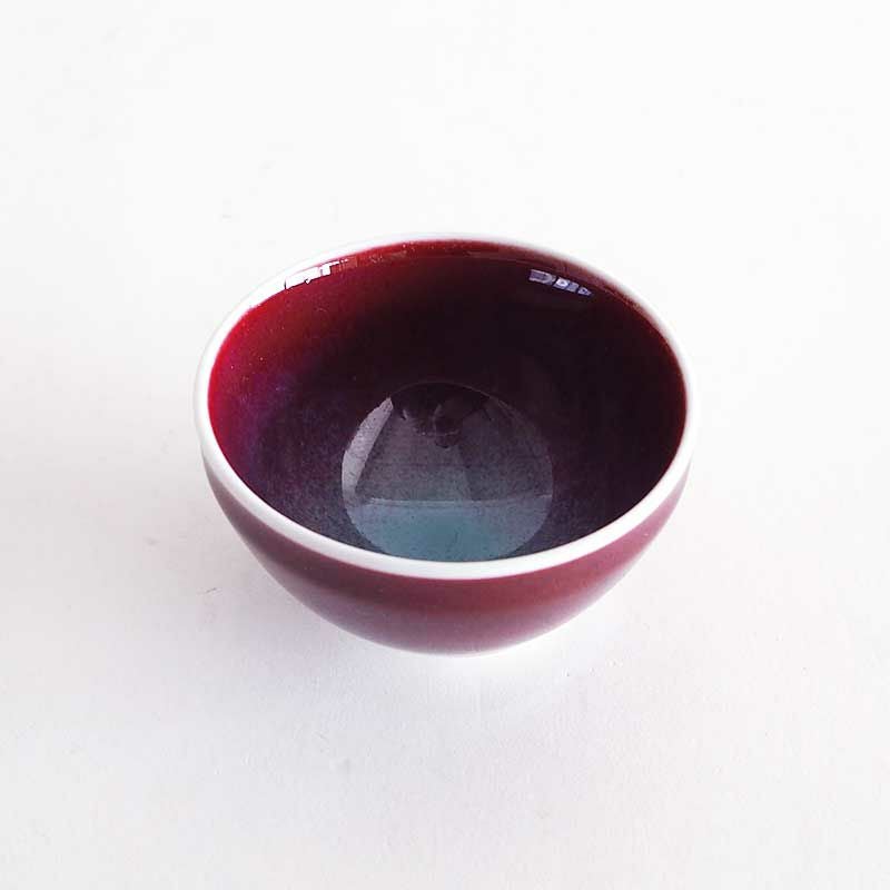 辰砂 天目型ぐい呑｜和食器通販｜織部 Online Store【公式】
