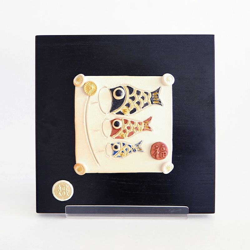 Atelier ORIBEで作られた織部オリジナルの陶額です