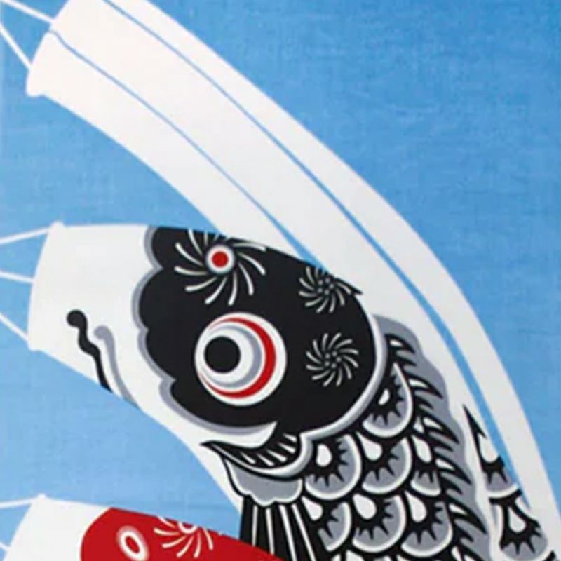 屋根より高い鯉のぼり