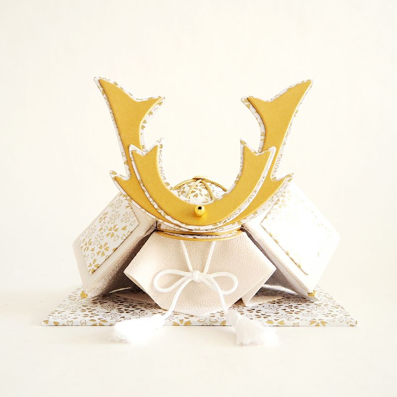 和紙かぶと飾りshira桜大鍬 箱付｜和食器通販｜織部 Online Store【公式】