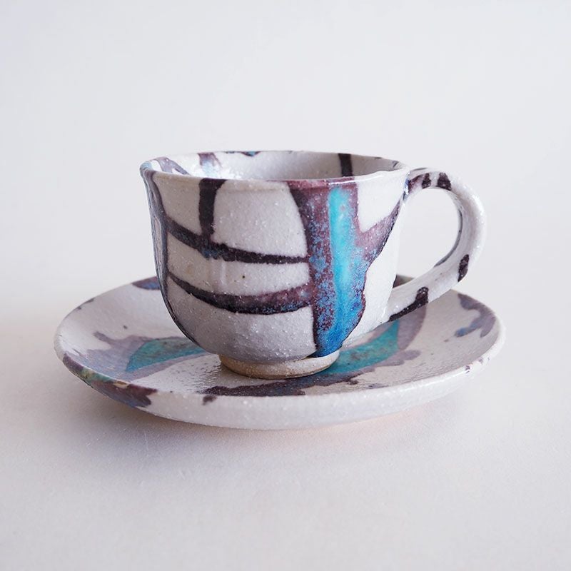 氷河コーヒー碗皿｜和食器通販｜織部 Online Store【公式】
