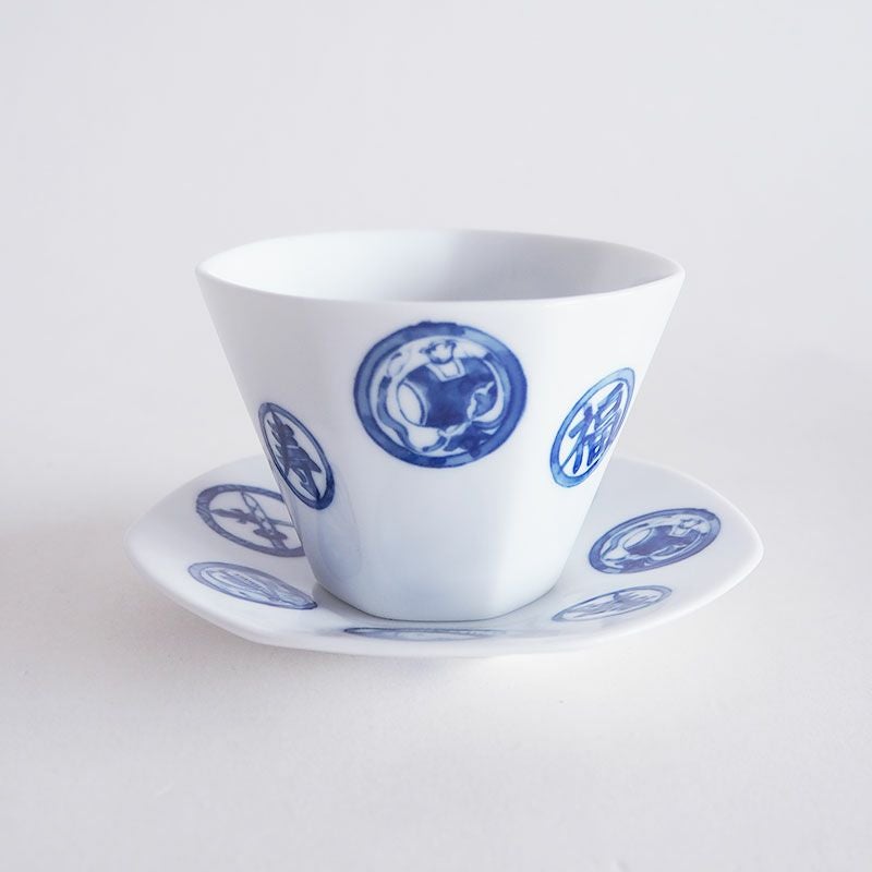 七福丸 茶托付煎茶