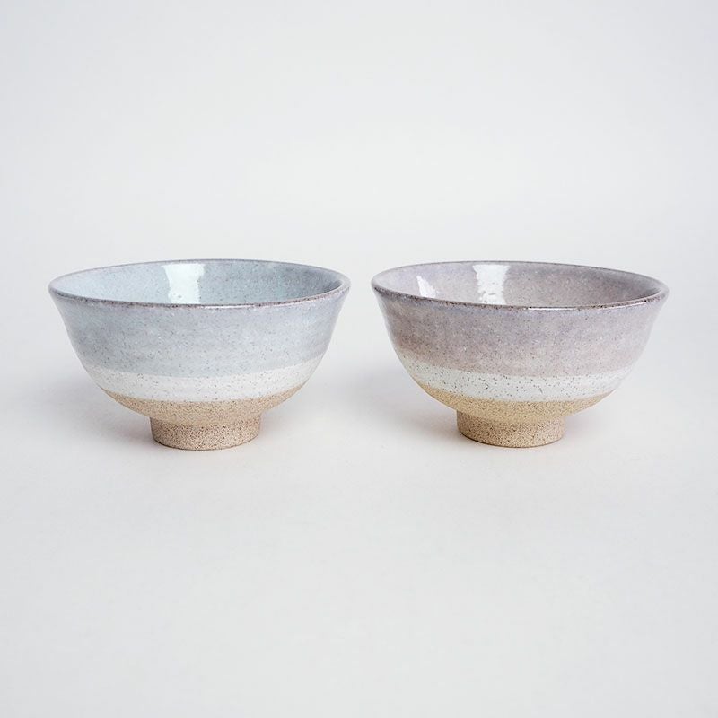 素焼きの味わいを楽しめる茶碗です