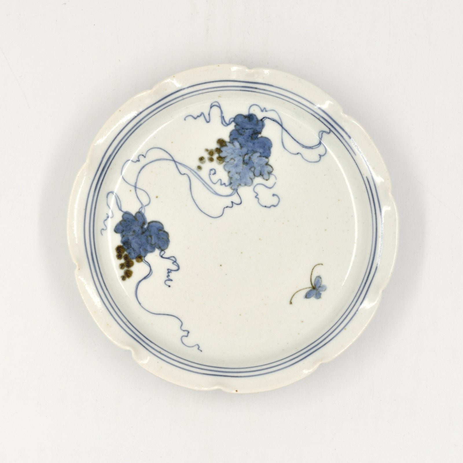 染付 葡萄5寸皿｜和食器通販｜織部 Online Store【公式】