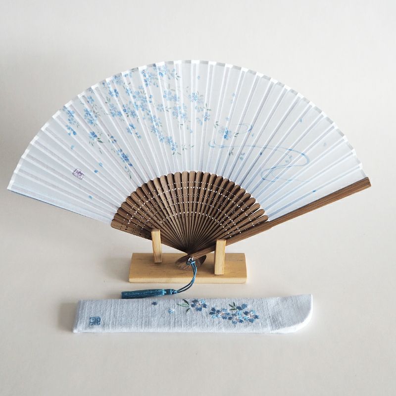 喜美扇子 桜ブルー｜和食器通販｜織部 Online Store【公式】