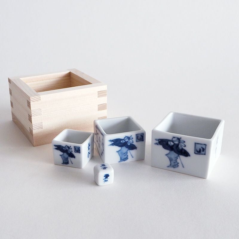 さいころ遊び ます酒セット｜和食器通販｜織部 Online Store【公式】