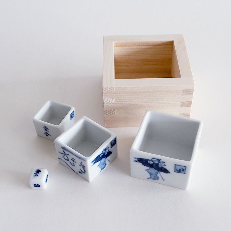 さいころ遊び ます酒セット｜和食器通販｜織部 Online Store【公式】
