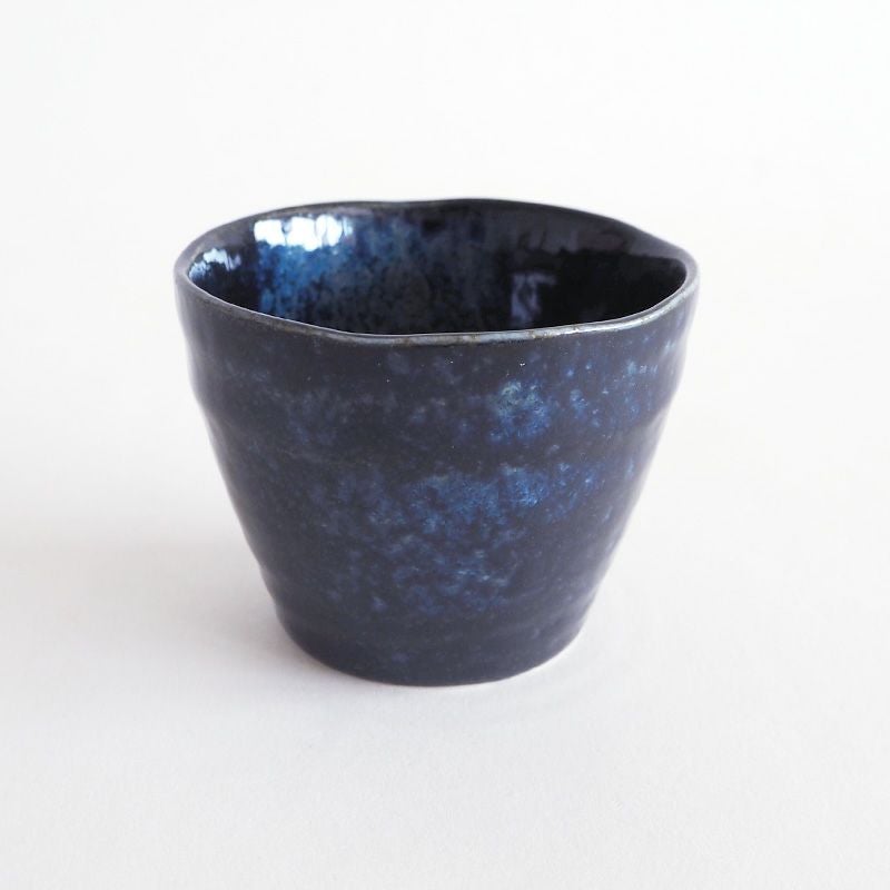 窯変紺 そば猪口