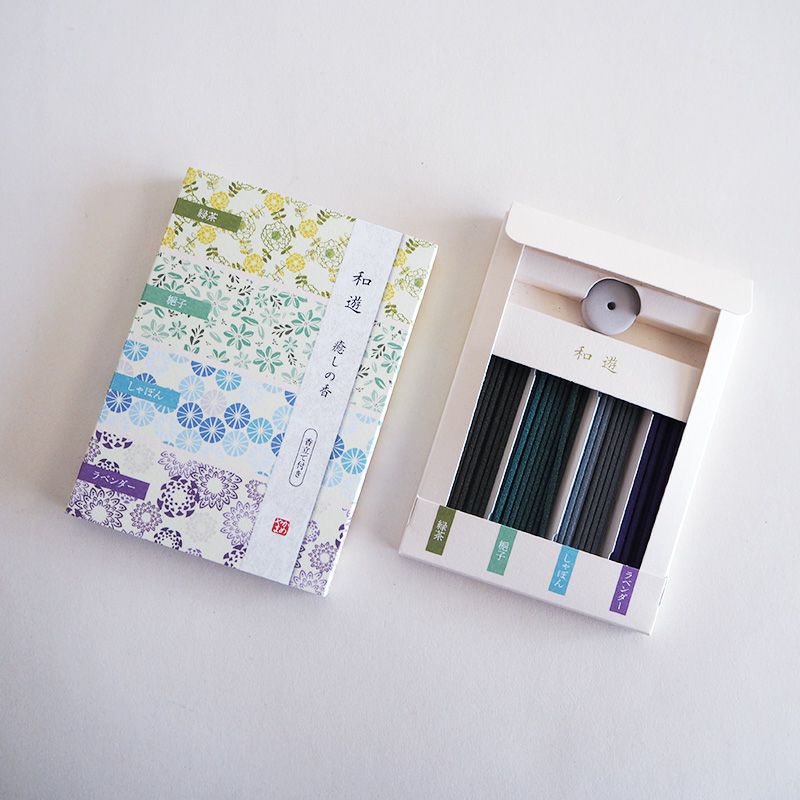 4種のリラックスできる香りが楽しめます