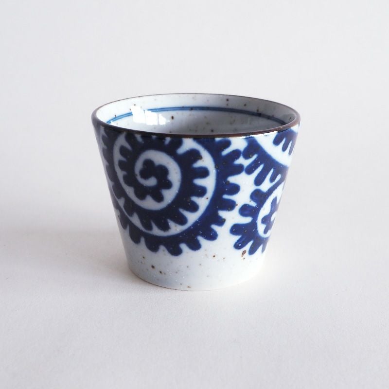 太タコ唐草 そば猪口