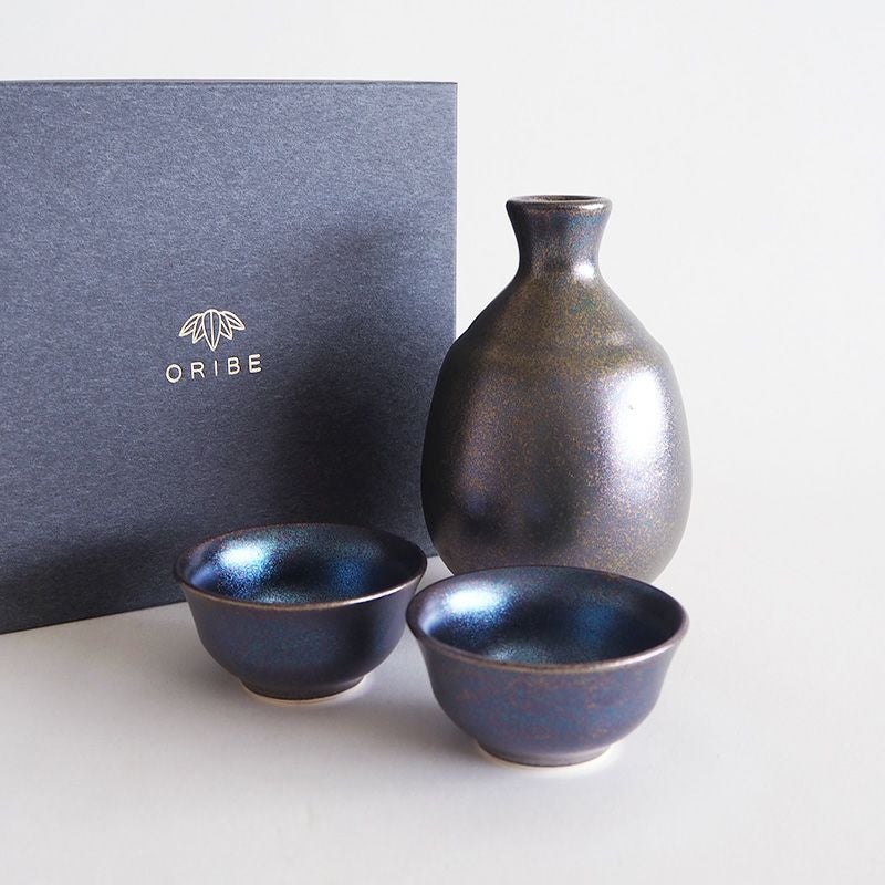 黒ラスター 酒器揃