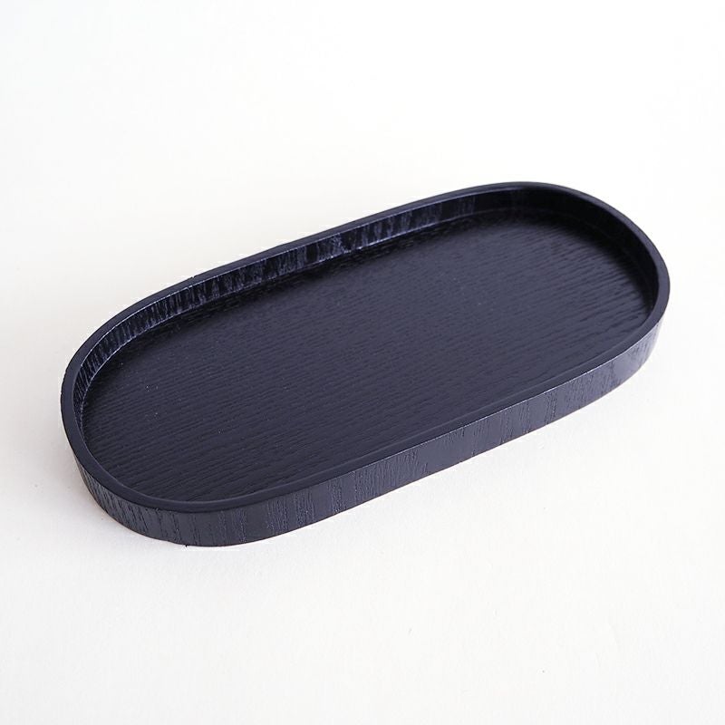 オーバル トレー ブラック