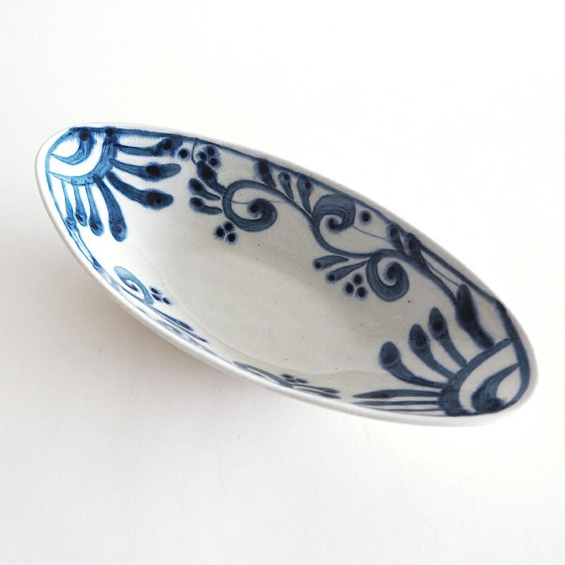 つる唐草 ボートディッシュ