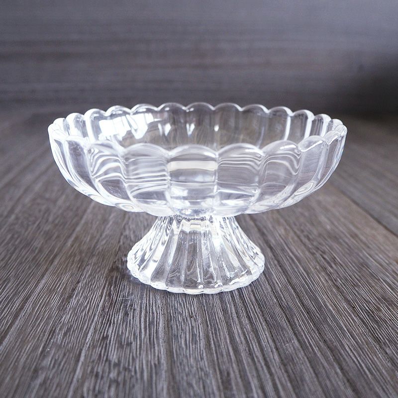 ステム デザートグラス フラット